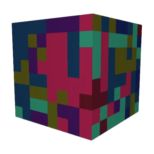 uDEADu Minecraft avatar head, 3D render
