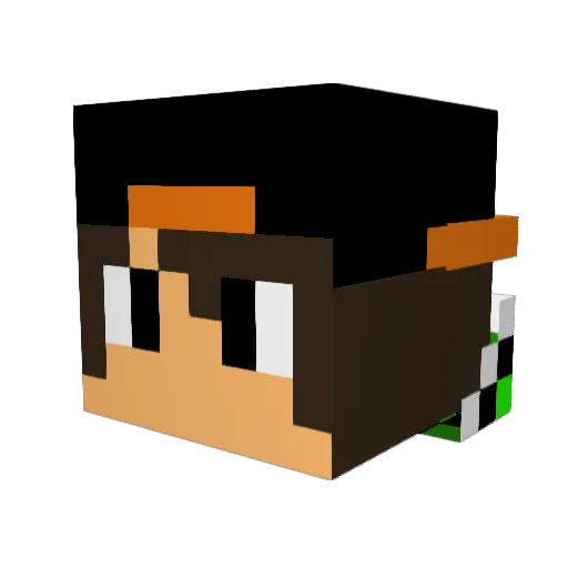 uDestiny Minecraft avatar head, 3D render