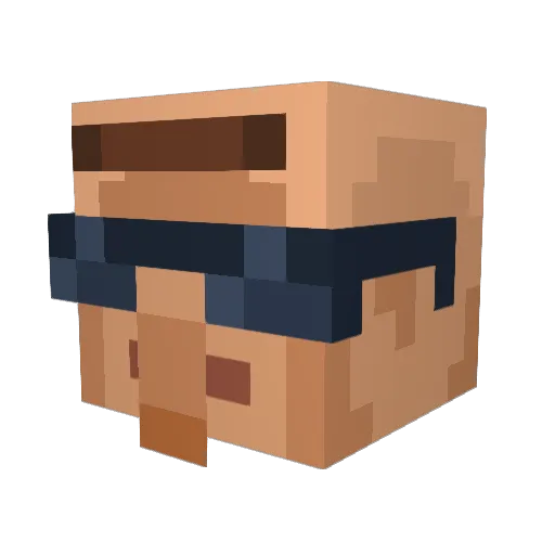 uDracox Minecraft avatar head, 3D render