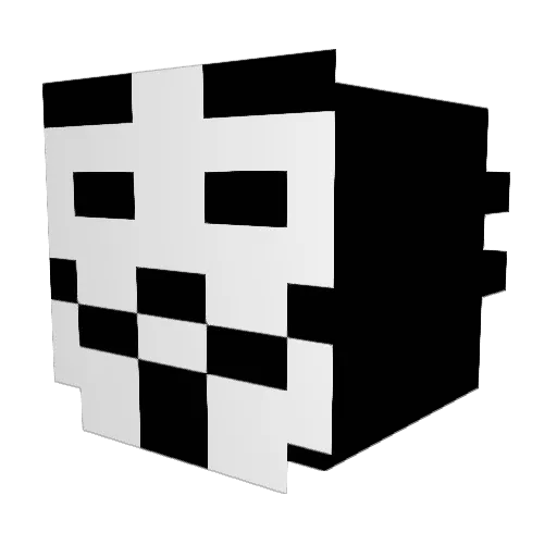 uFleXz Minecraft avatar head, 3D render