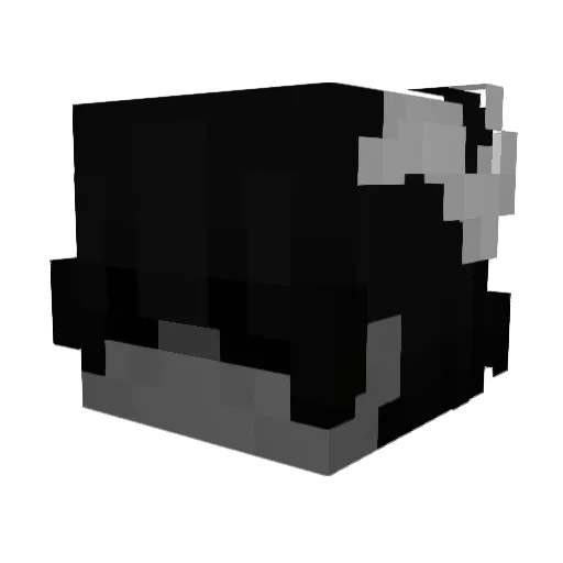 uFranz Minecraft avatar head, 3D render