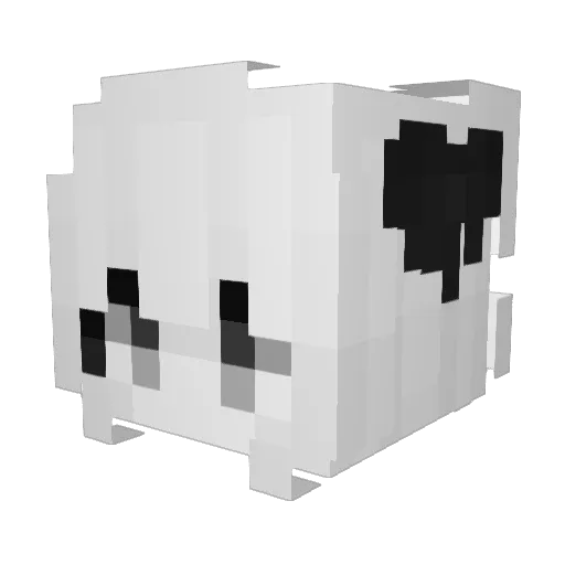uGott Minecraft avatar head, 3D render