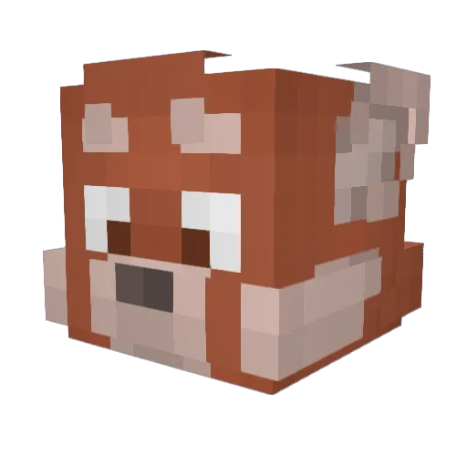 uJosh Minecraft avatar head, 3D render