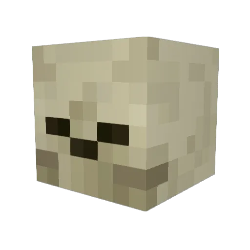 uKeshin Minecraft avatar head, 3D render