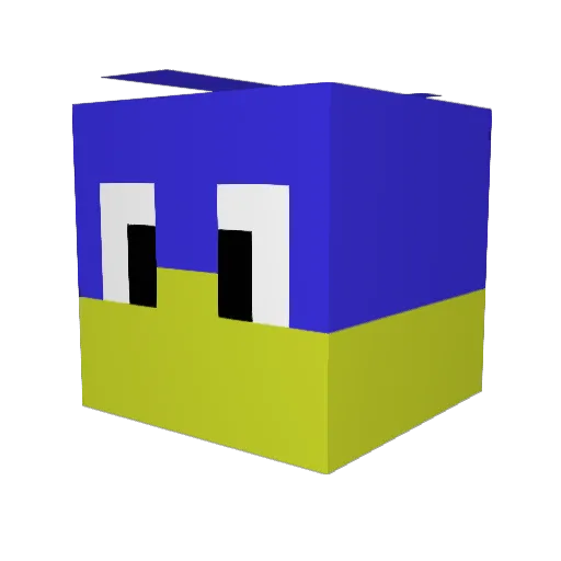 uLeviathan Minecraft avatar head, 3D render