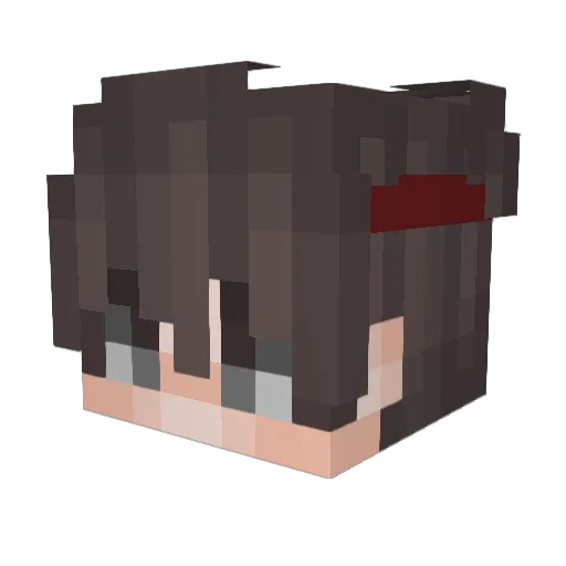 uLink3 Minecraft avatar head, 3D render