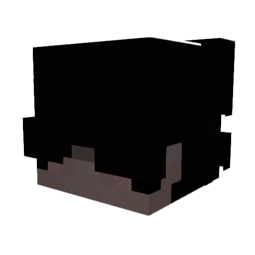 uMake Minecraft avatar head, 3D render