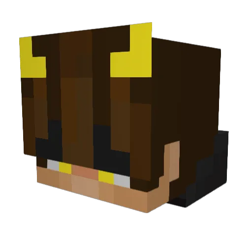 uMarcel Minecraft avatar head, 3D render