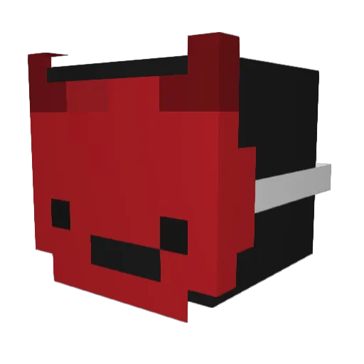 uNeonzeraBR Minecraft avatar head, 3D render
