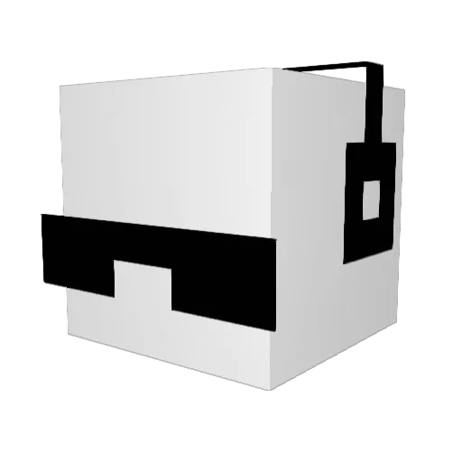 uNerringg Minecraft avatar head, 3D render