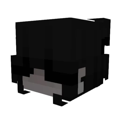 uRoses Minecraft avatar head, 3D render