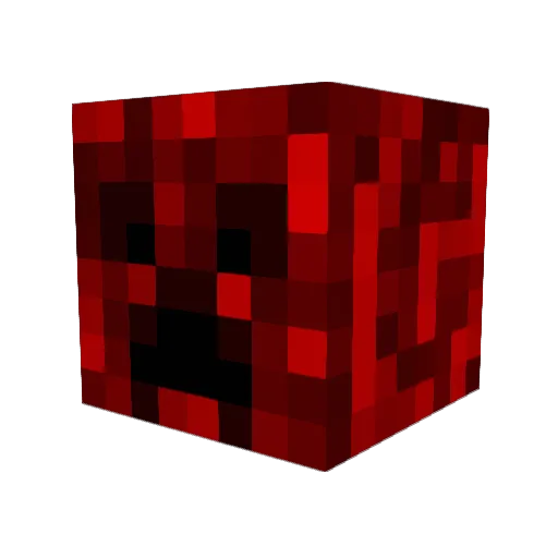 uSlinky Minecraft avatar head, 3D render