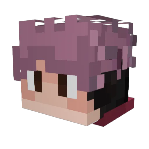uTection Minecraft avatar head, 3D render