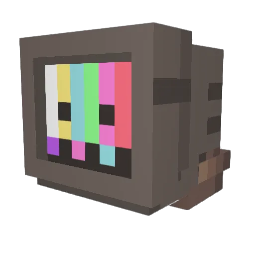 uTommy_ Minecraft avatar head, 3D render