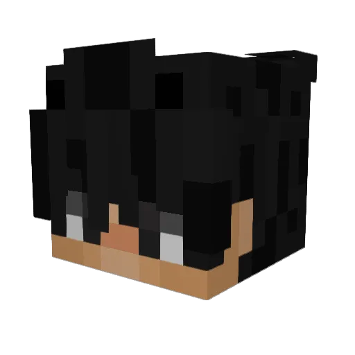 uVictor Minecraft avatar head, 3D render