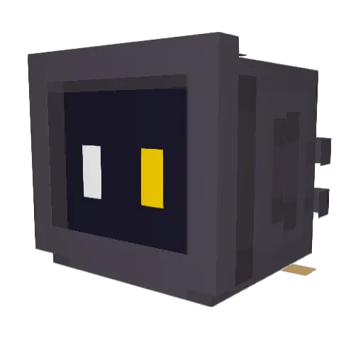 uWuGhoul Minecraft avatar head, 3D render