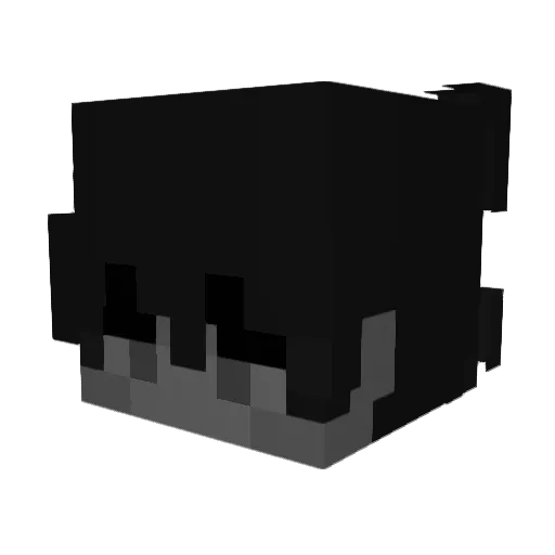 uYoxzzz_ Minecraft avatar head, 3D render