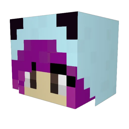u_mad_bro_14 Minecraft avatar head, 3D render