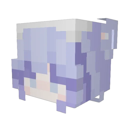 u_ring Minecraft avatar head, 3D render