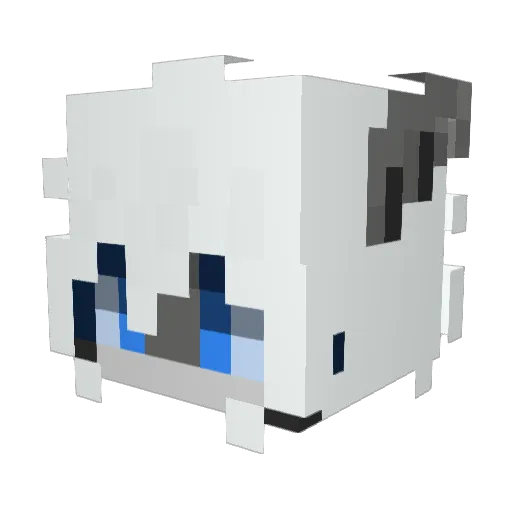 uaefazz3 Minecraft avatar head, 3D render