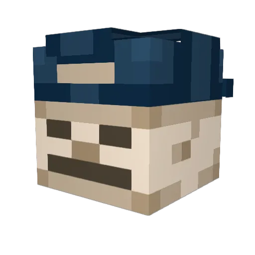 ubald03337 Minecraft avatar head, 3D render