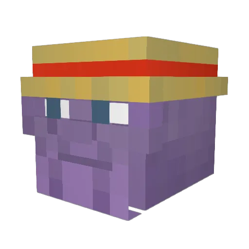ubau27 Minecraft avatar head, 3D render