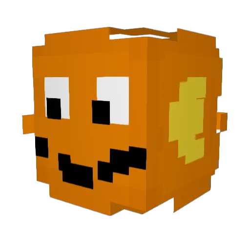 uberninja84941 Minecraft avatar head, 3D render