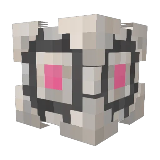 ubiquitous Minecraft avatar head, 3D render