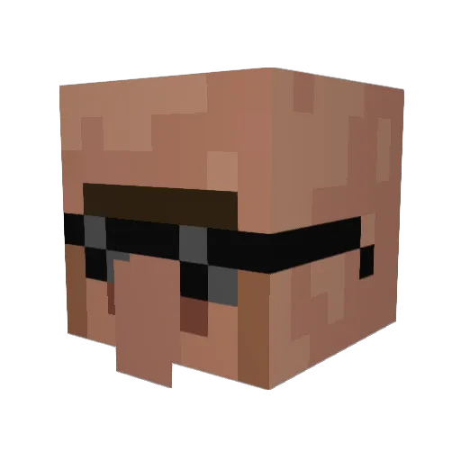 uboot942 Minecraft avatar head, 3D render