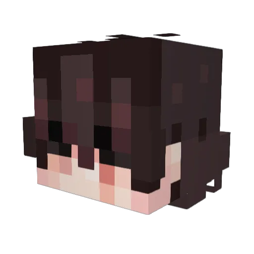 ubuntu1893 Minecraft avatar head, 3D render