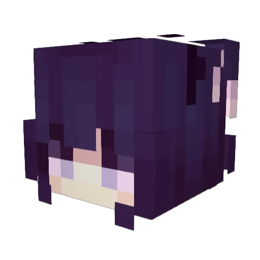 ucali Minecraft avatar head, 3D render