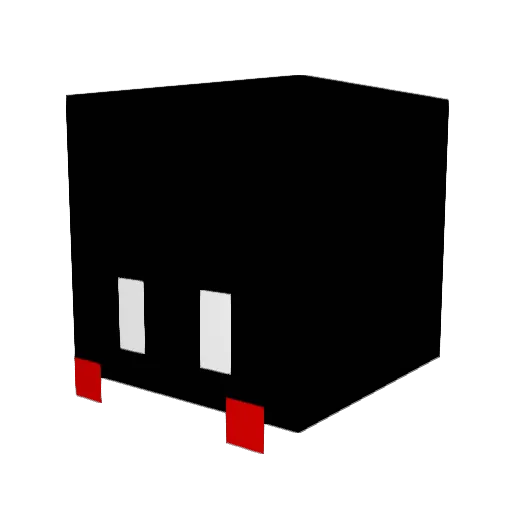 uco26 Minecraft avatar head, 3D render