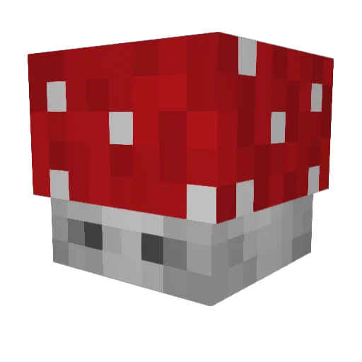 udum_08 Minecraft avatar head, 3D render