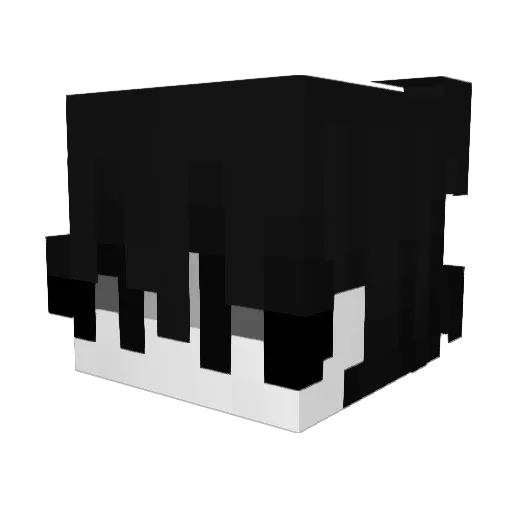 uelair Minecraft avatar head, 3D render