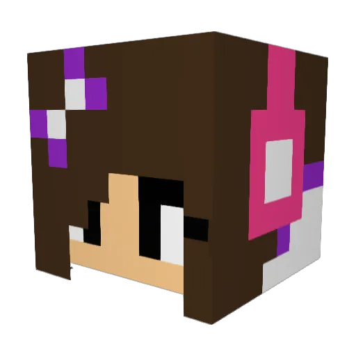 ufio2 Minecraft avatar head, 3D render