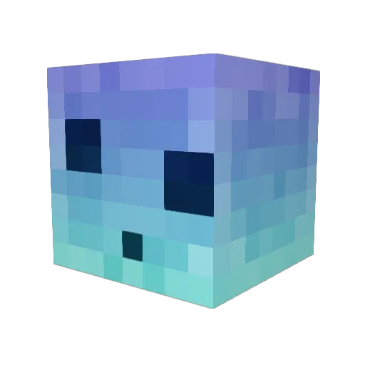 ufitch Minecraft avatar head, 3D render