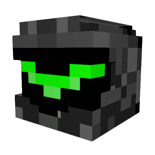ufo525 Minecraft avatar head, 3D render
