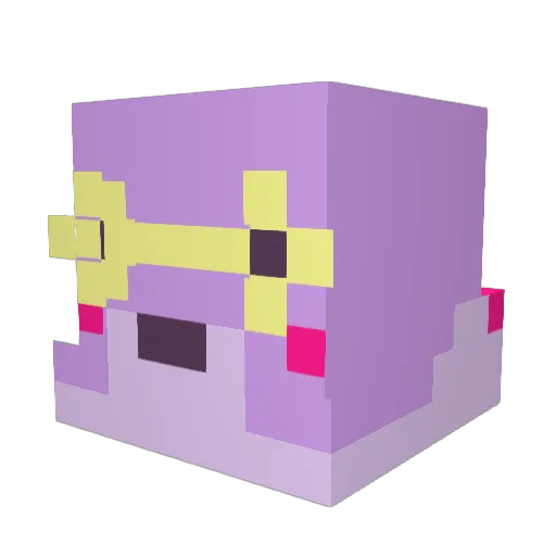 uftopia Minecraft avatar head, 3D render