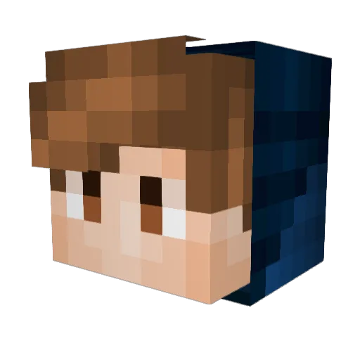 ufukcimen Minecraft avatar head, 3D render