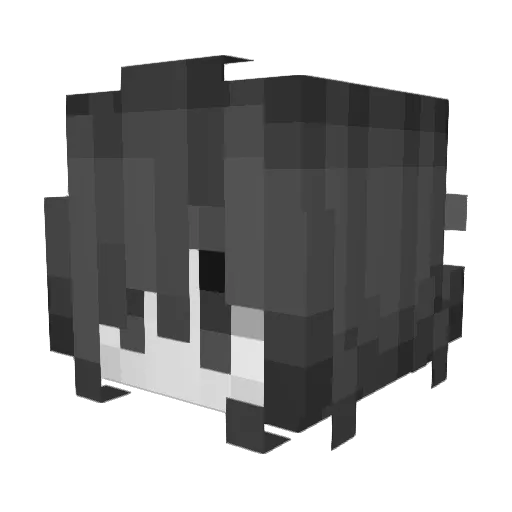 ugea Minecraft avatar head, 3D render