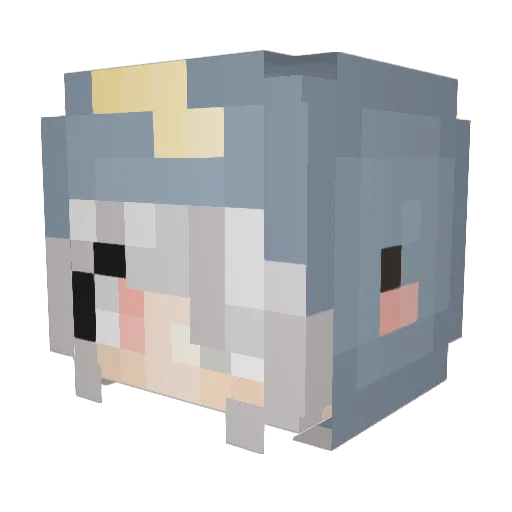 ugh_pg Minecraft avatar head, 3D render