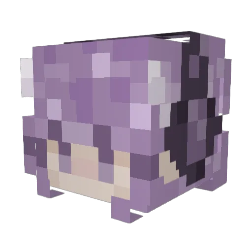 ughanja Minecraft avatar head, 3D render