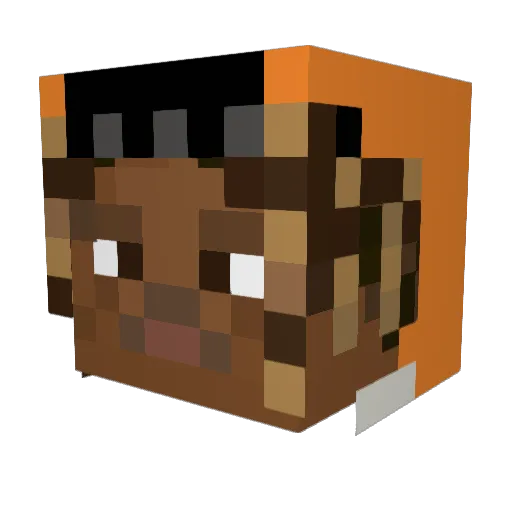 ughgy Minecraft avatar head, 3D render