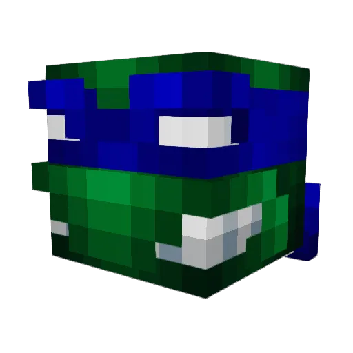 uglyface8888 Minecraft avatar head, 3D render