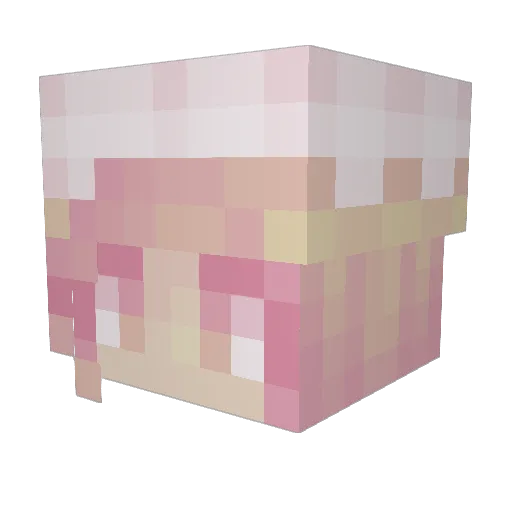 uglyhhagg Minecraft avatar head, 3D render