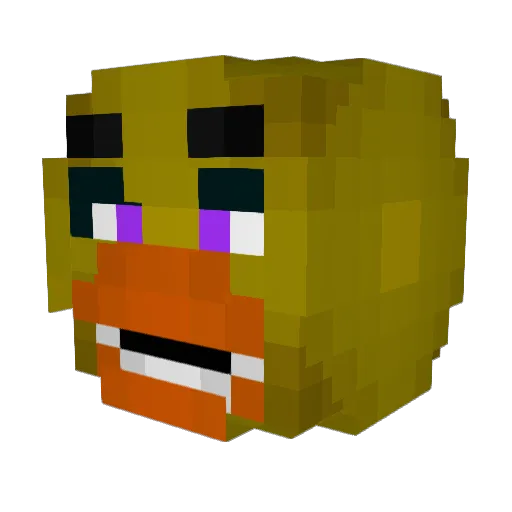 uglymine Minecraft avatar head, 3D render