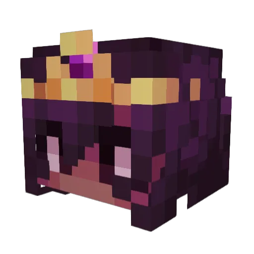 uglyslug64 Minecraft avatar head, 3D render