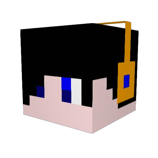 ugo232 Minecraft avatar head, 3D render