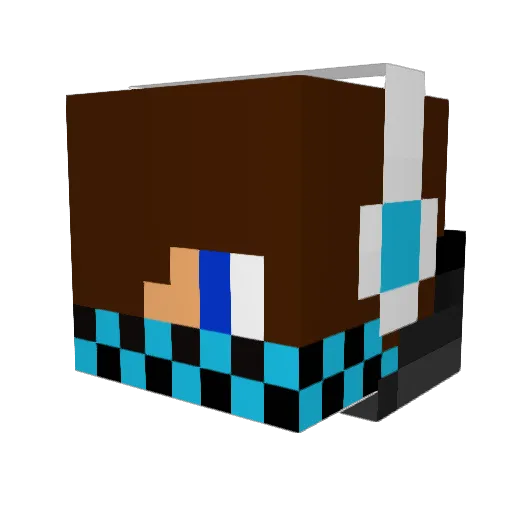 ugu97 Minecraft avatar head, 3D render