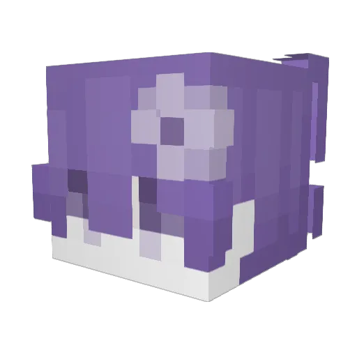 uhDitto Minecraft avatar head, 3D render